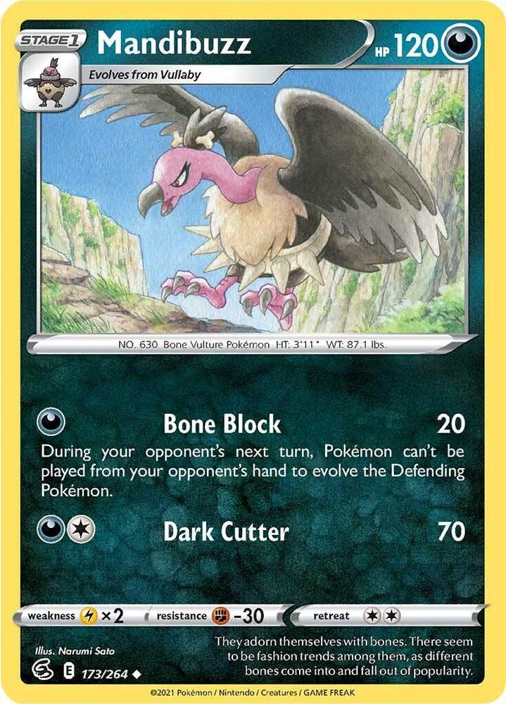 [Reverse Holo] FST 173/264 Mandibuzz U