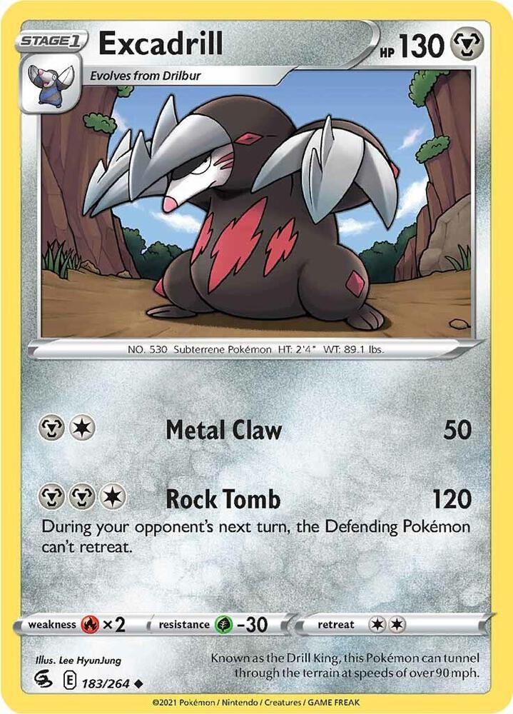 [Reverse Holo] FST 183/264 Excadrill U