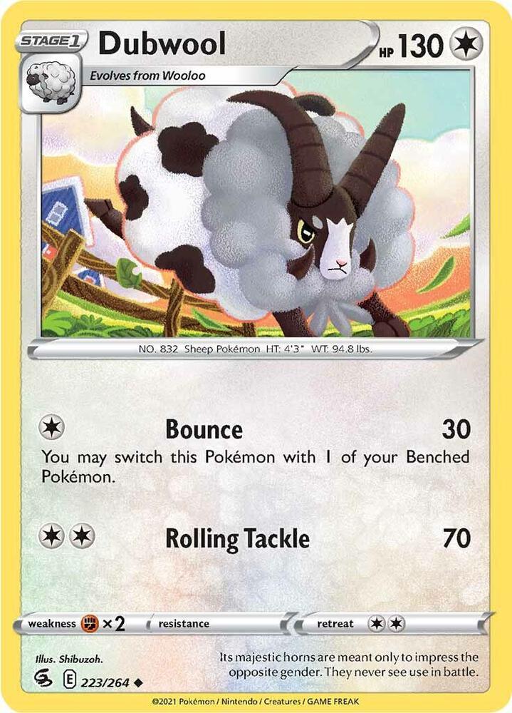 [Reverse Holo] FST 223/264 Dubwool U