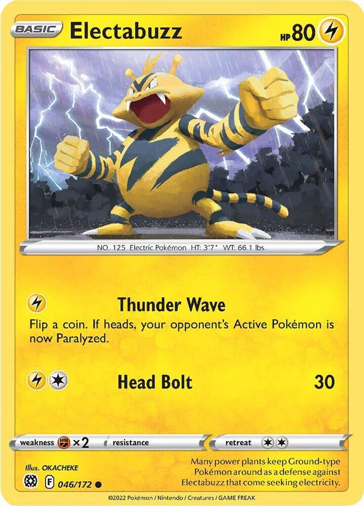 [Reverse Holo] BRS 046/172 Electabuzz C