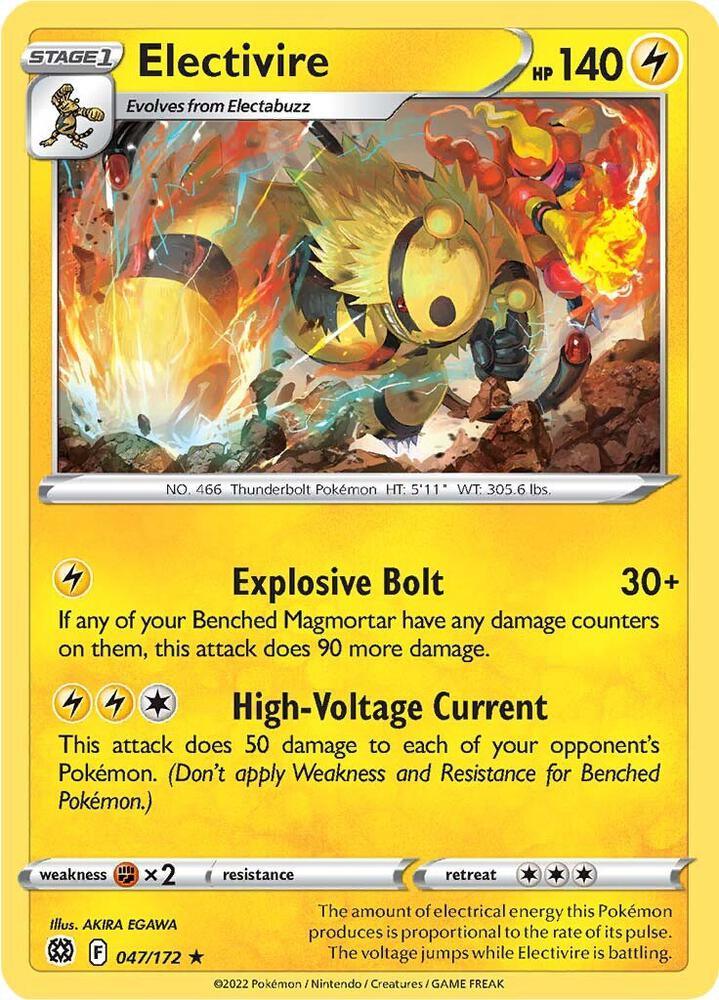 BRS 047/172 Electivire R