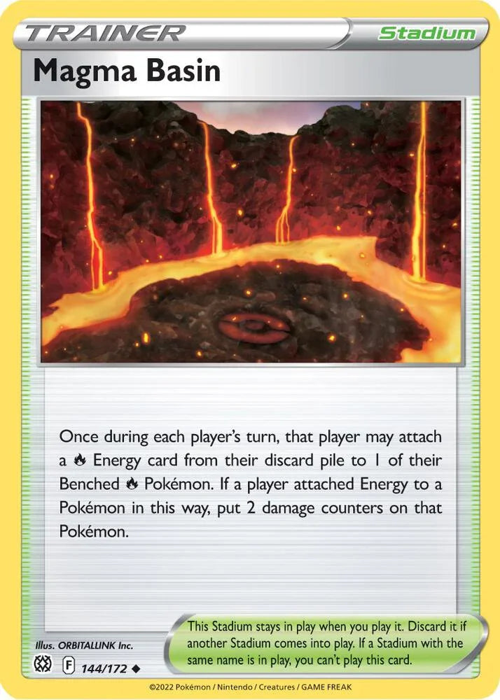 [Reverse Holo] BRS 144/172 Magma Basin U