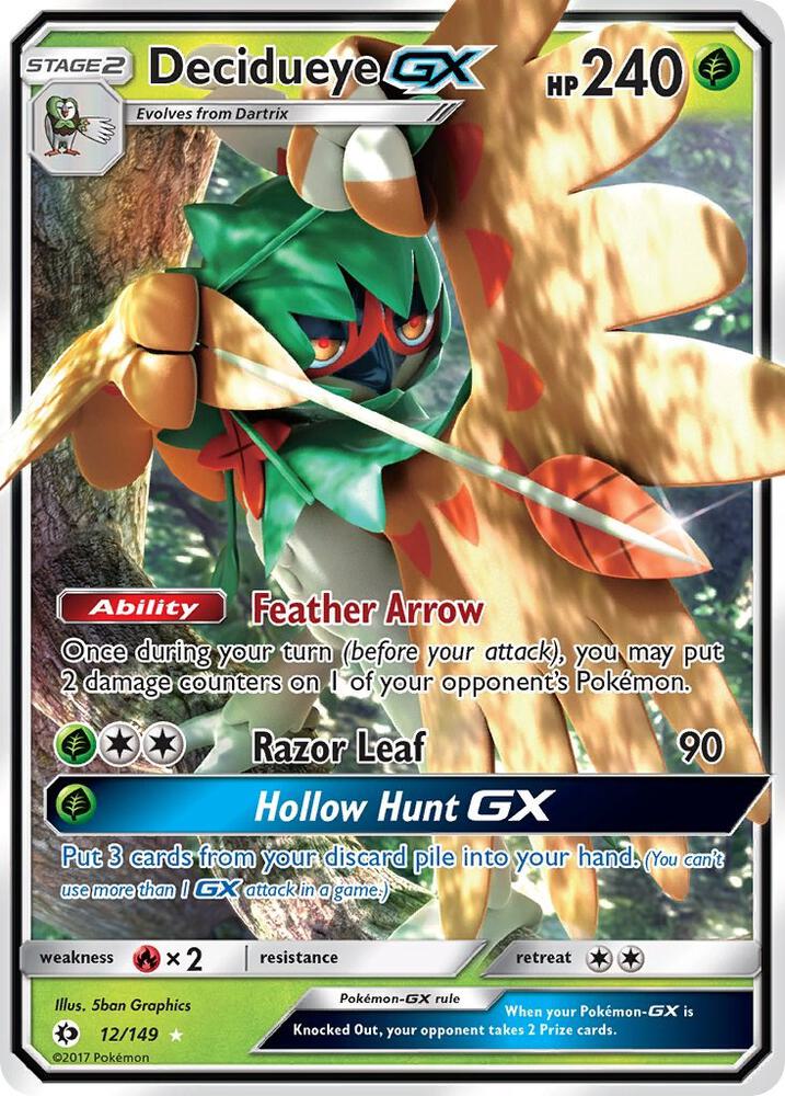 SUM 12/149 Decidueye GX SR