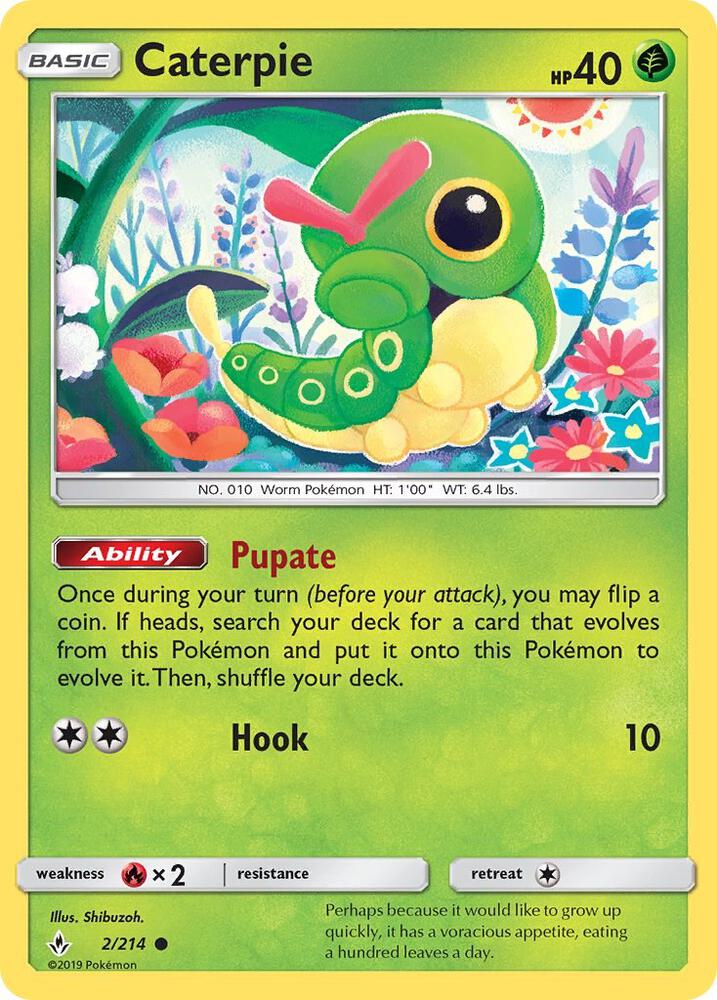 [Reverse Holo] UNB 2/214 Caterpie C