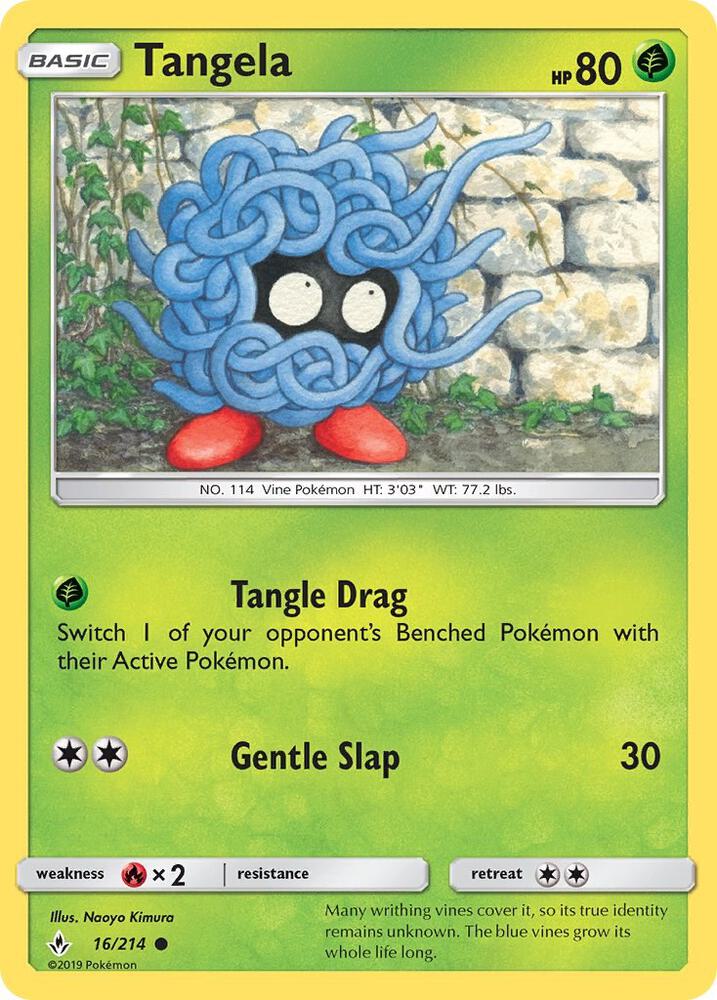 [Reverse Holo] UNB 16/214 Tangela C