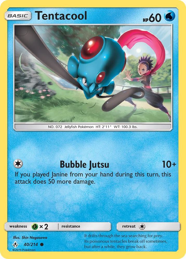 [Reverse Holo] UNB 40/214 Tentacool C