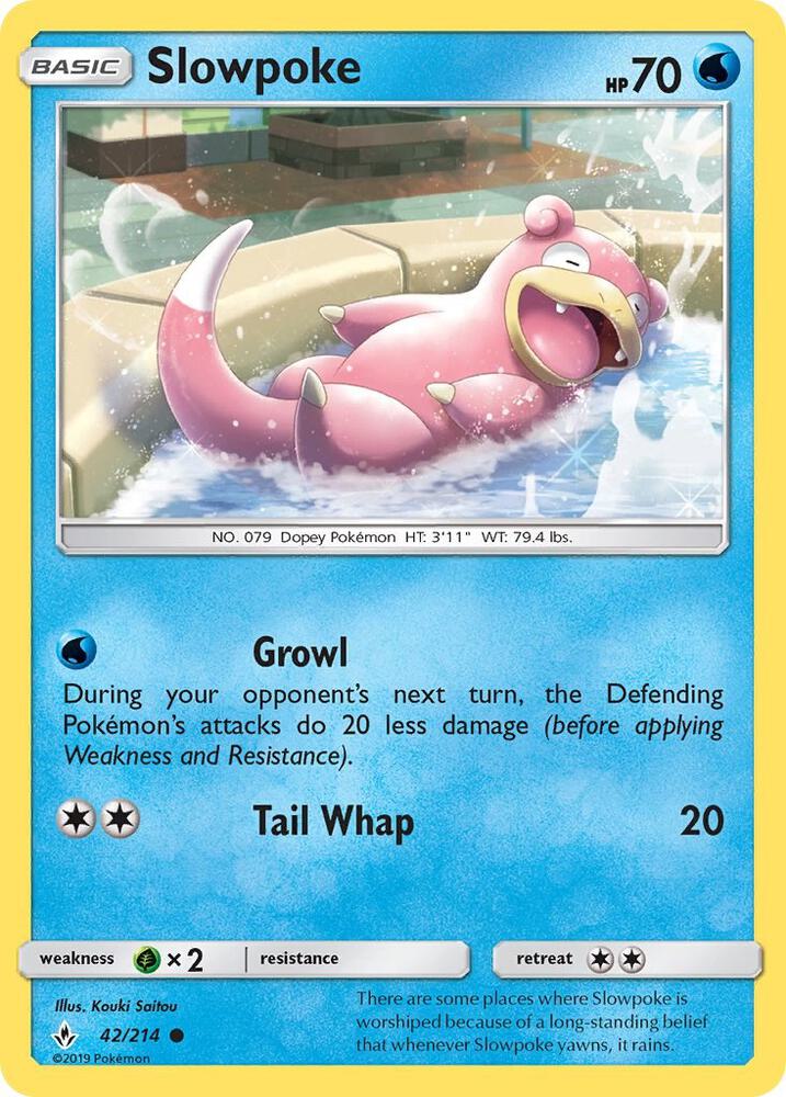 [Reverse Holo] UNB 42/214 Slowpoke C
