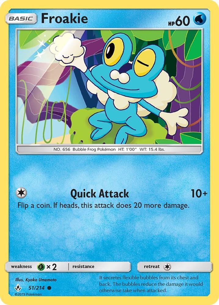 [Reverse Holo] UNB 51/214 Froakie C