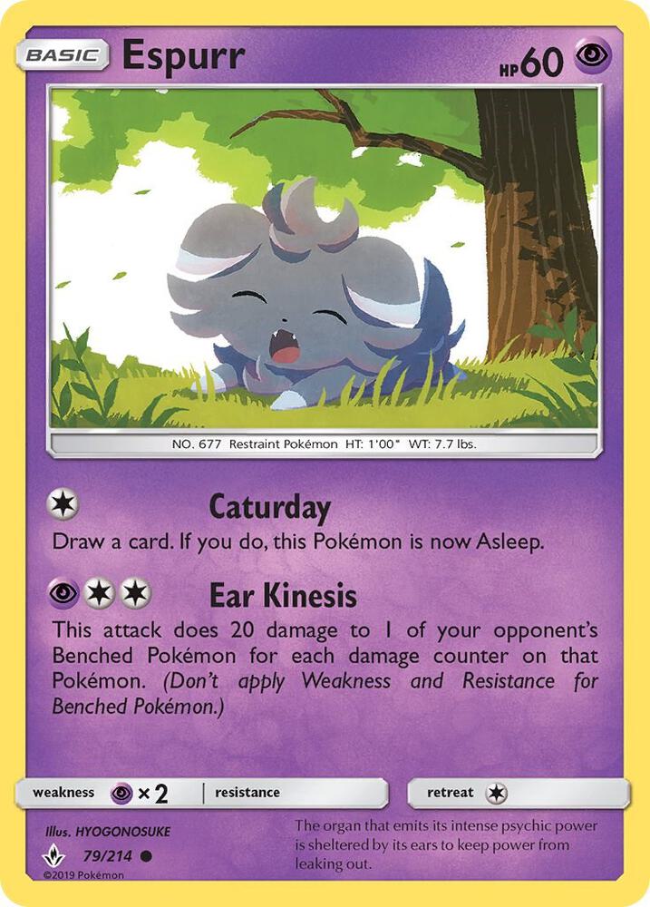 [Reverse Holo] UNB 79/214 Espurr C