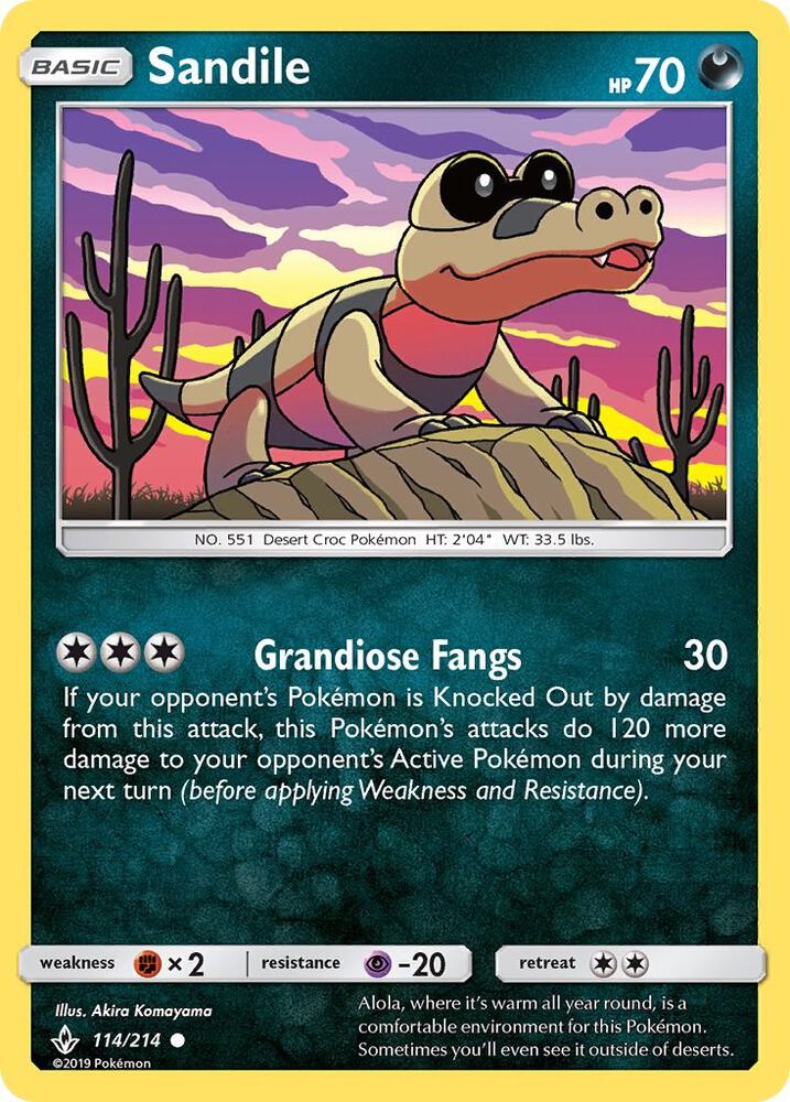 [Reverse Holo] UNB 114/214 Sandile C