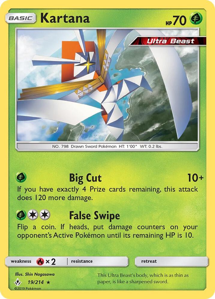 [Reverse Holo] UNB 19/214 Kartana RH