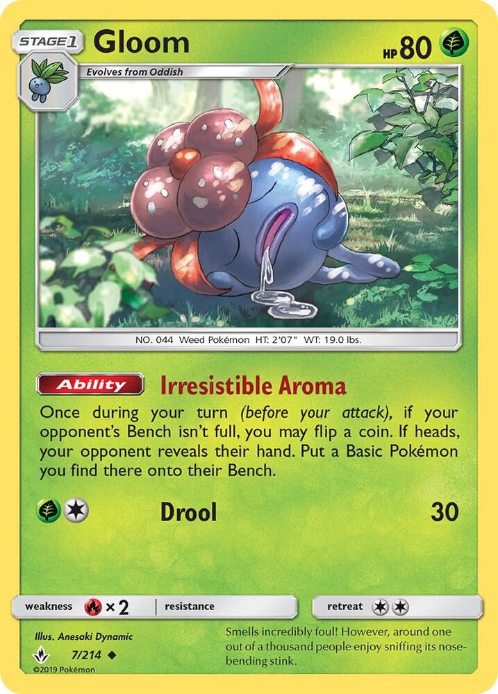 [Reverse Holo] UNB 7/214 Gloom U