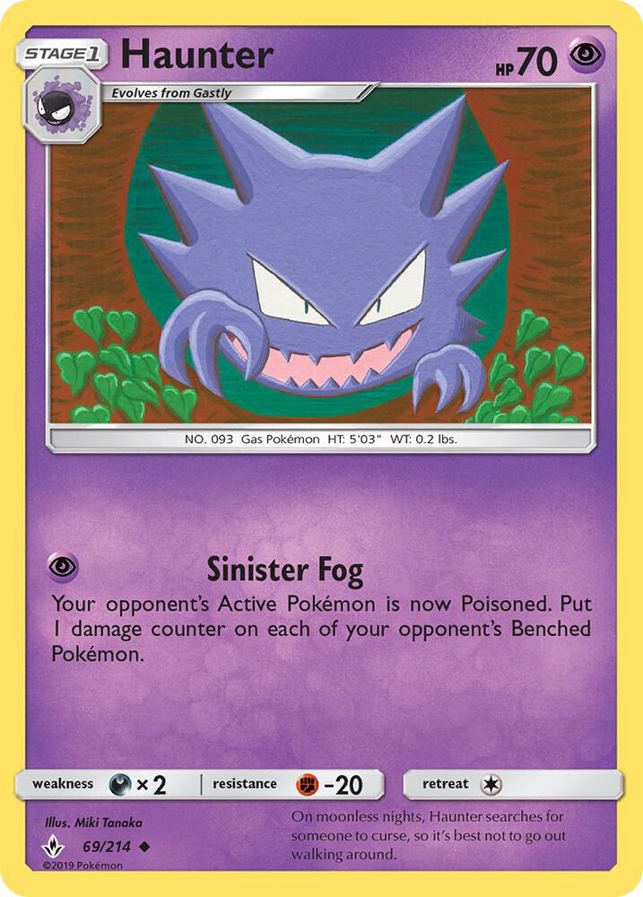 [Reverse Holo] UNB 69/214 Haunter U