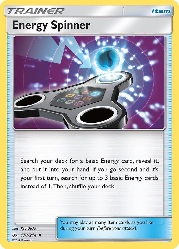 [Reverse Holo] UNB 170/214 Energy Spinner U