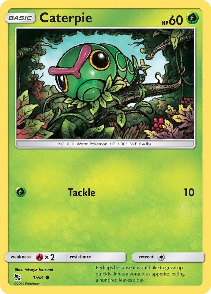 [Reverse Holo] HIF 1/68 Caterpie C