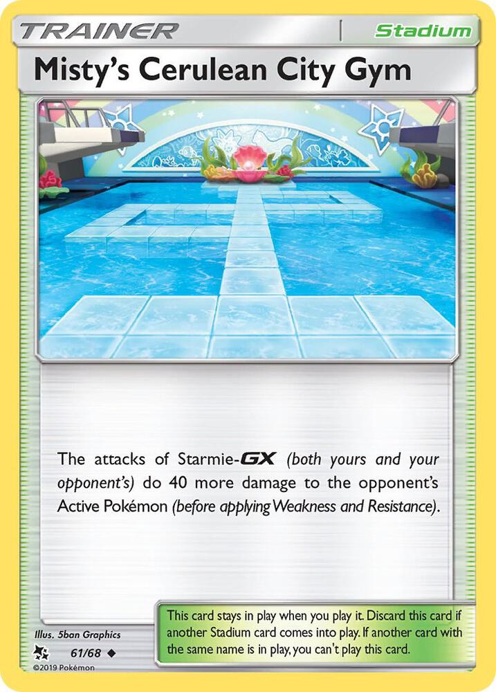 [Reverse Holo] HIF 61/68 Misty's Cerulean City Gym U