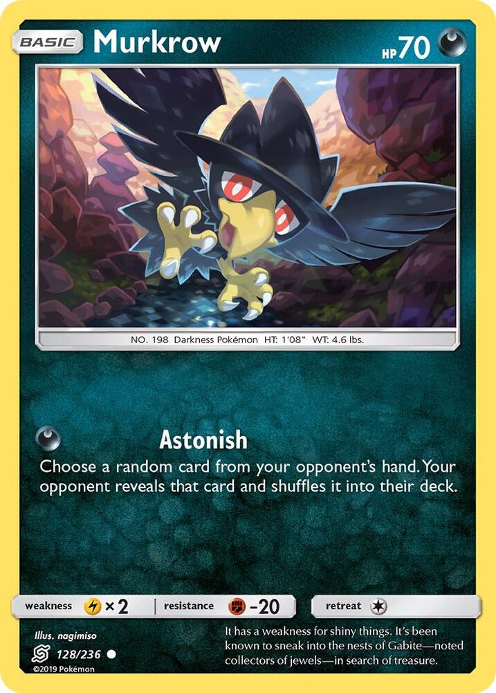 [Reverse Holo] UNM 128/236 Murkrow C