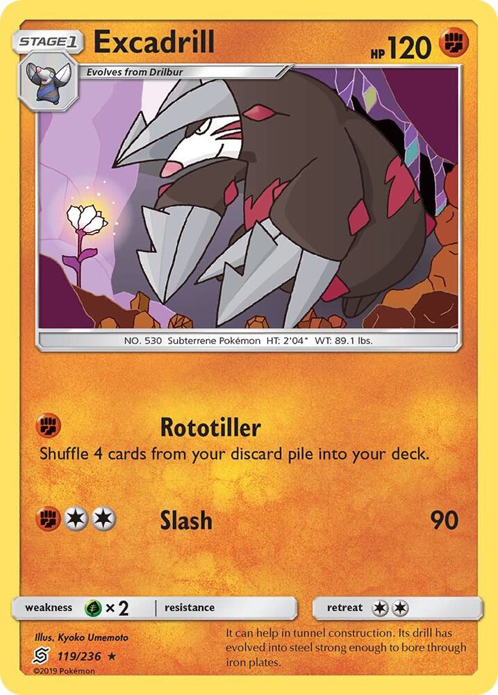[Reverse Holo] UNM 119/236 Excadrill R