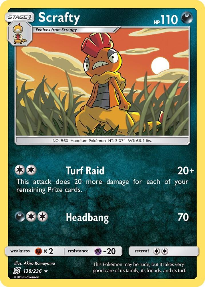 [Reverse Holo] UNM 138/236 Scrafty R