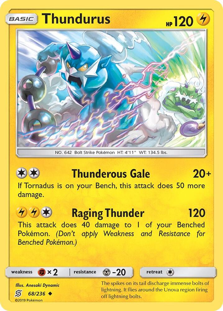 [Reverse Holo] UNM 68/236 Thundurus U