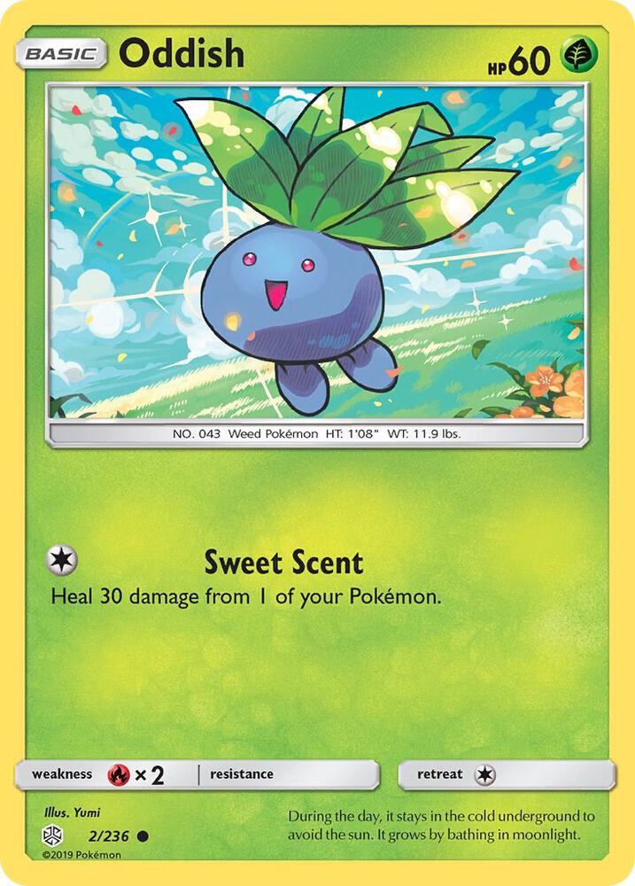 [Reverse Holo] CEC 2/236 Oddish C