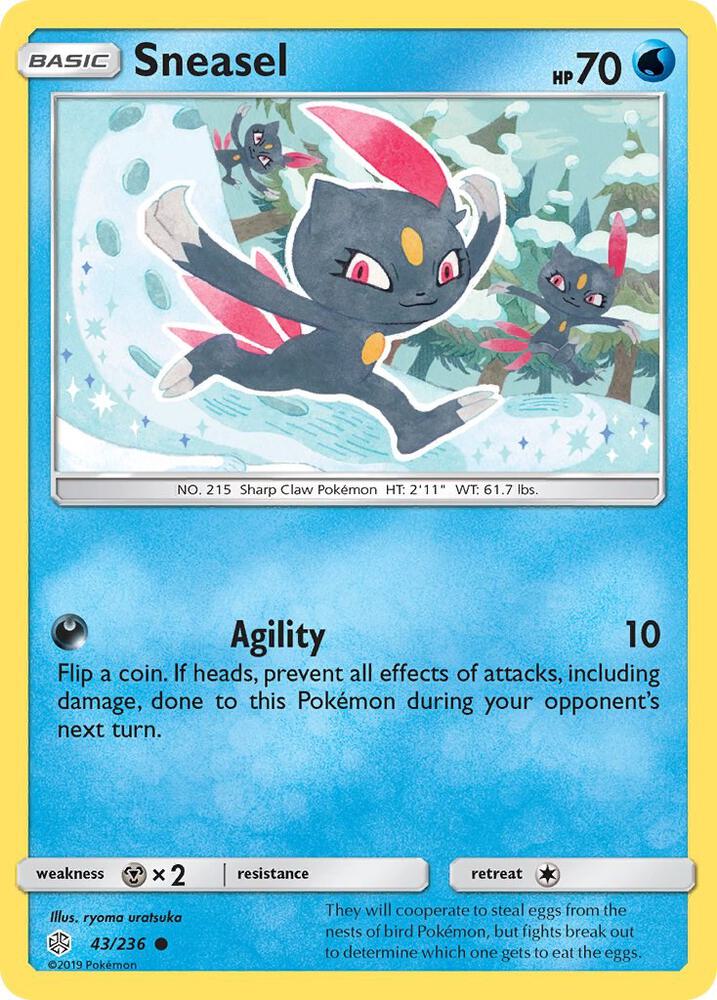 [Reverse Holo] CEC 43/236 Sneasel C