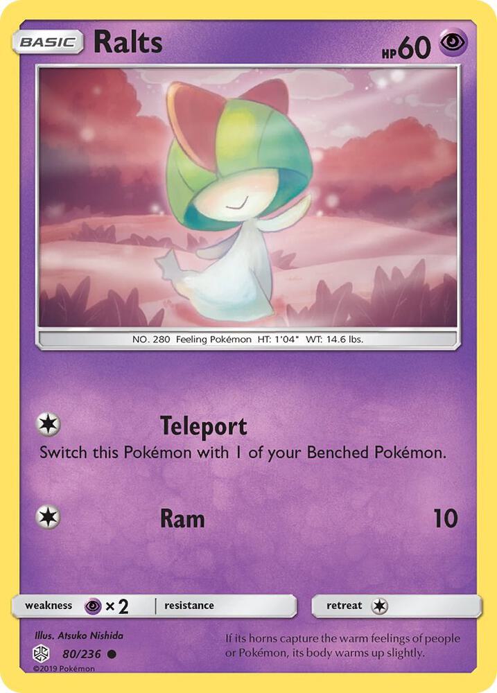[Reverse Holo] CEC 80/236 Ralts C