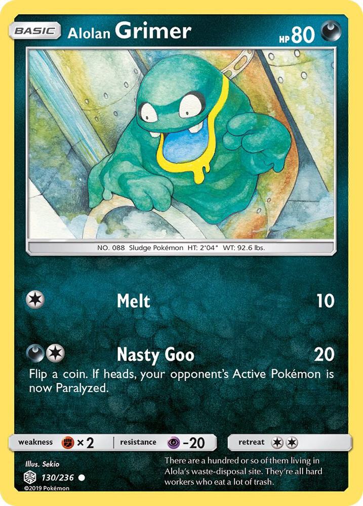 [Reverse Holo] CEC 130/236 Alolan Grimer C