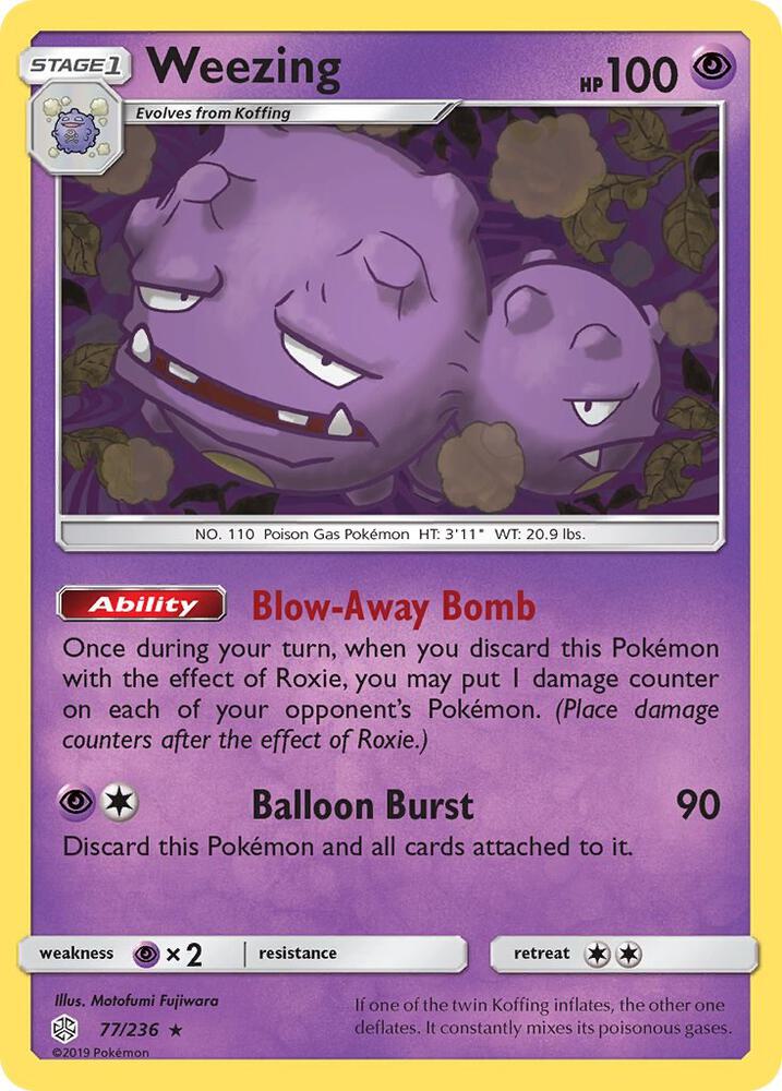 [Reverse Holo] CEC 77/236 Weezing R