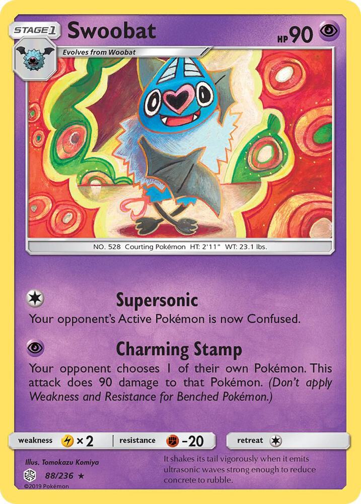 [Reverse Holo] CEC 88/236 Swoobat R