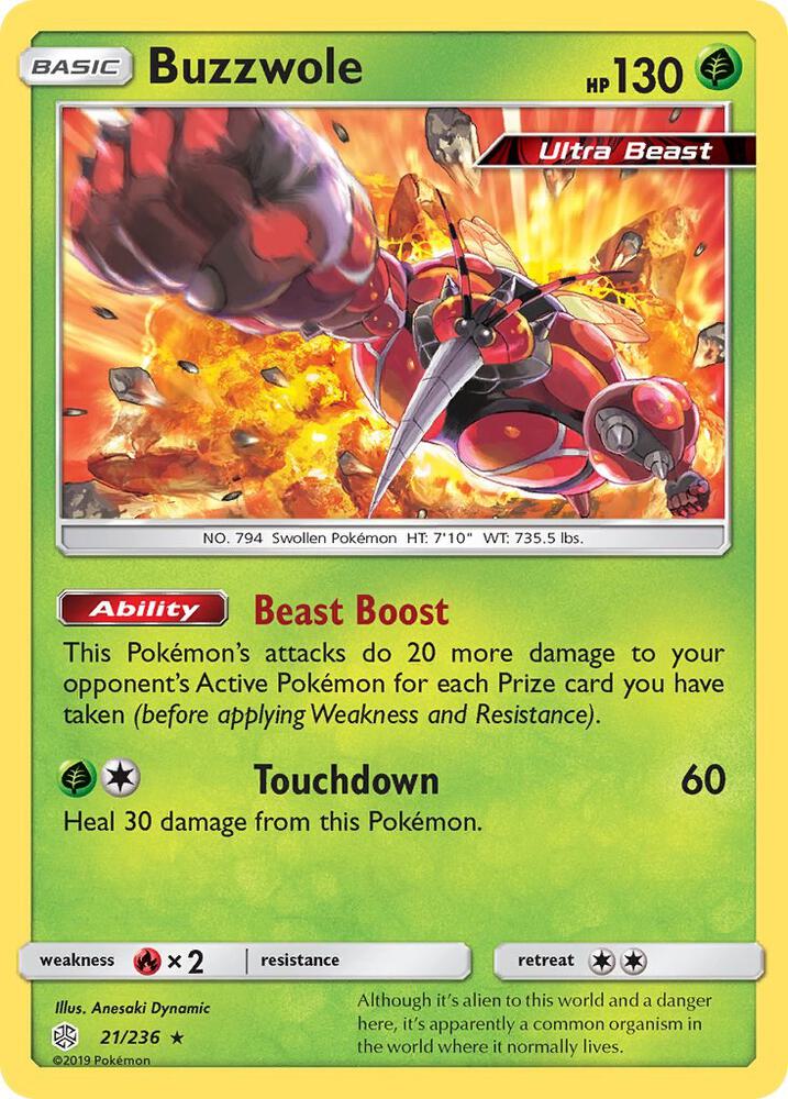 [Reverse Holo] CEC 21/236 Buzzwole RH