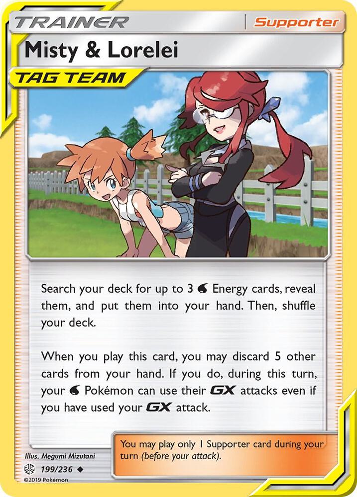 [Reverse Holo] CEC 199/236 Misty & Lorelei U