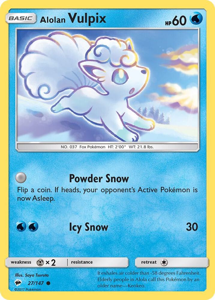 BUS 27/147 Alolan Vulpix C