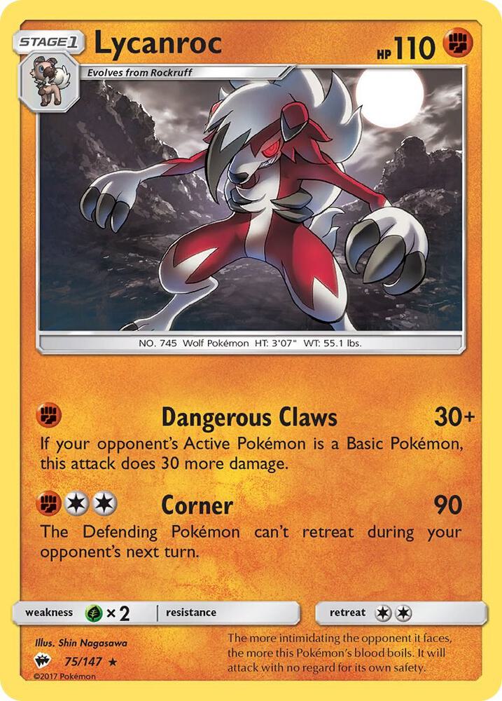 BUS 75/147 Lycanroc RH