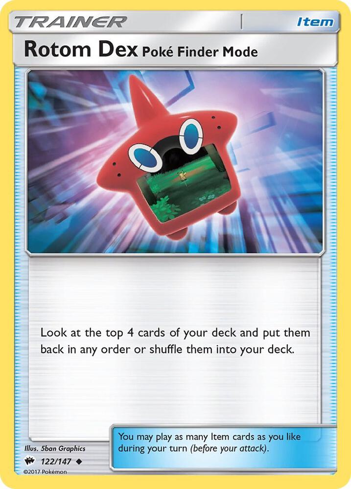 BUS 122/147 Rotom Dex Poke Finder Mode U