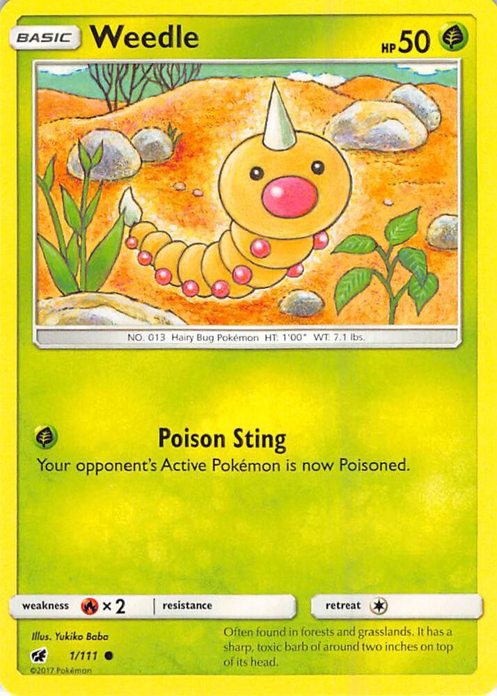 CIN 1/111 Weedle C