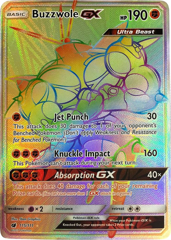 CIN 115/111 Buzzwole GX SR