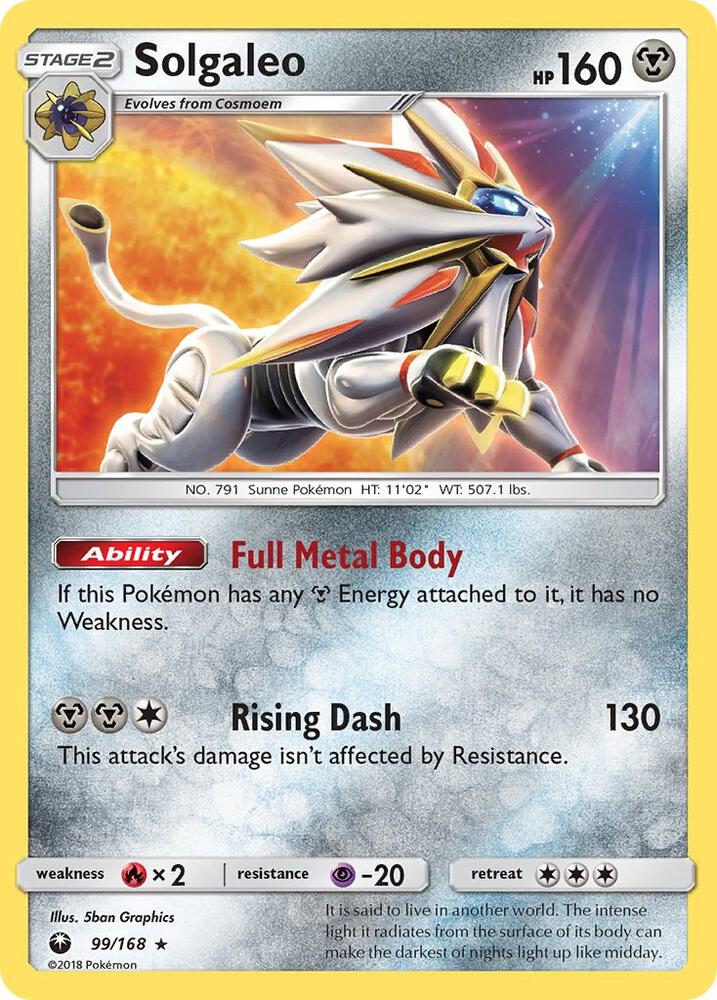 CES 99/168 Solgaleo RH