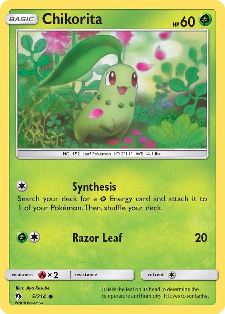 [Reverse Holo] LOT 5/214 Chikorita C