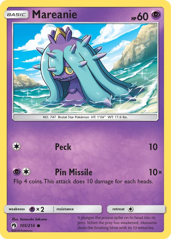 [Reverse Holo] LOT 105/214 Mareanie C
