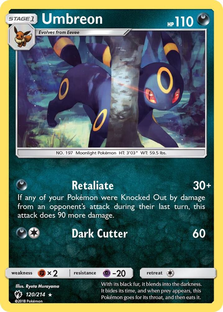 [Reverse Holo] LOT 120/214 Umbreon R