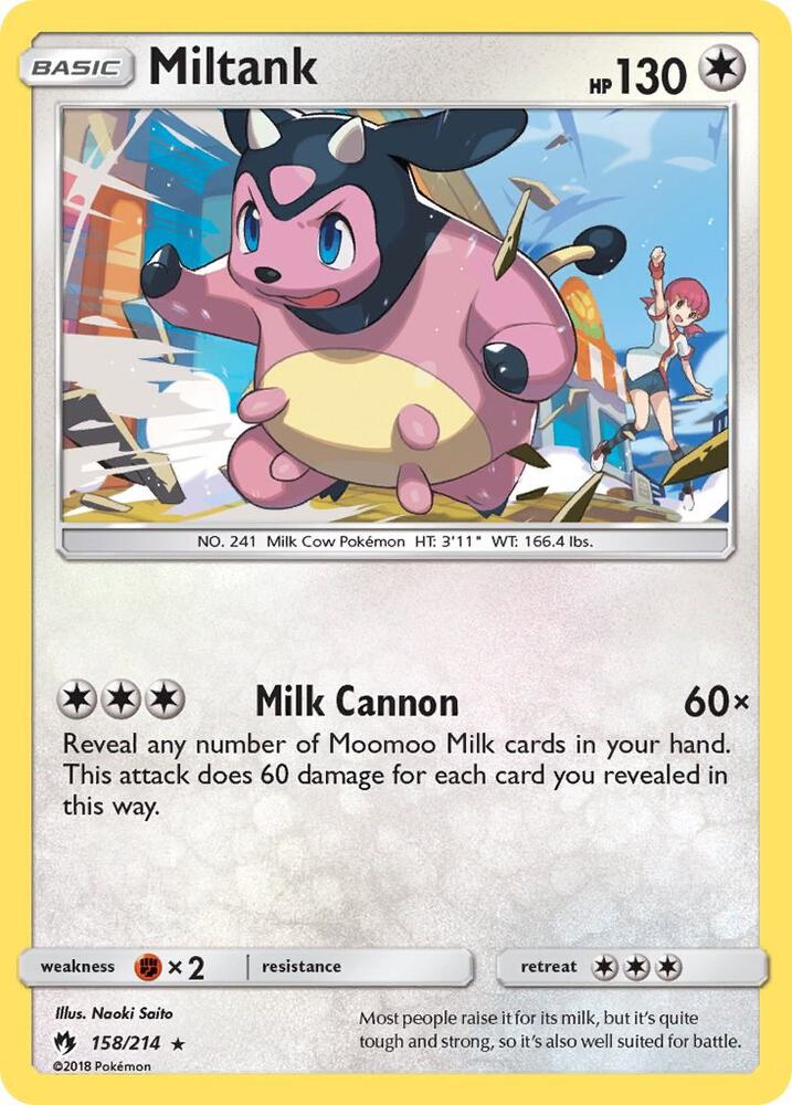 [Reverse Holo] LOT 158/214 Miltank R