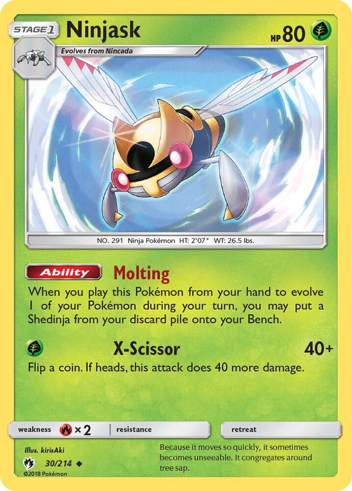[Reverse Holo] LOT 30/214 Ninjask U