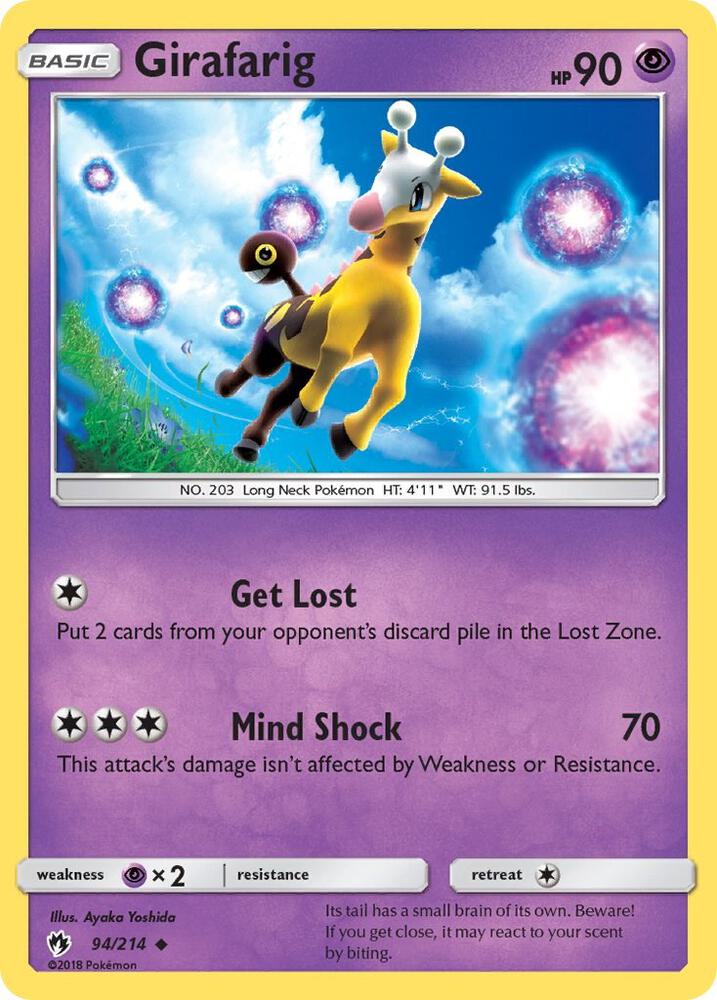 [Reverse Holo] LOT 94/214 Girafarig U