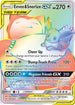 TEU 191/181 Eevee & Snorlax GX SR
