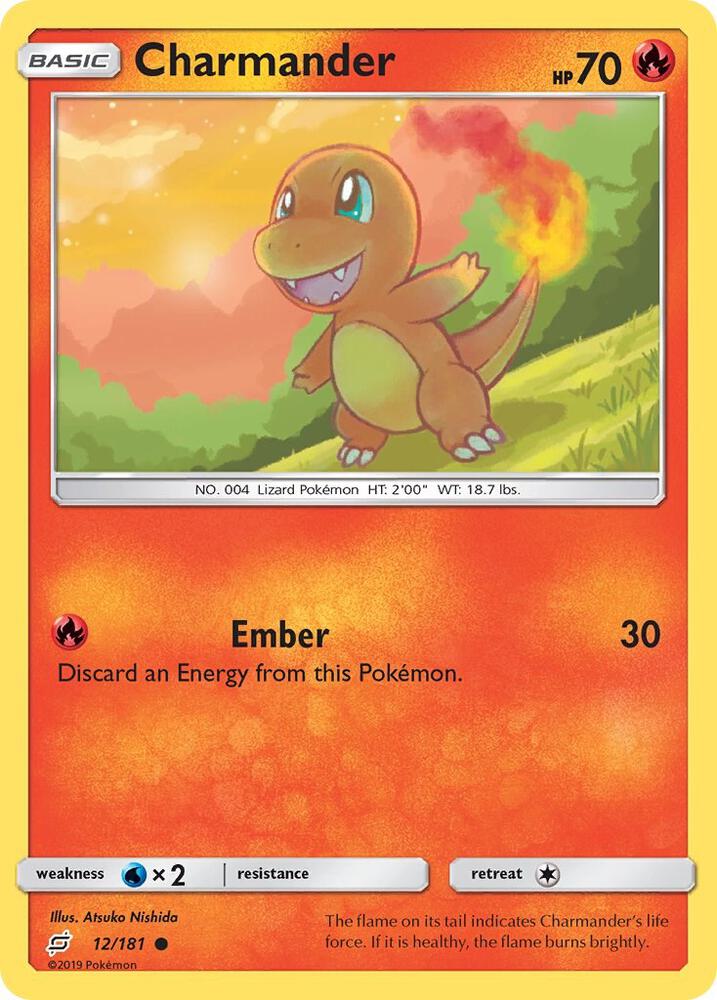 [Reverse Holo] TEU 12/181 Charmander C