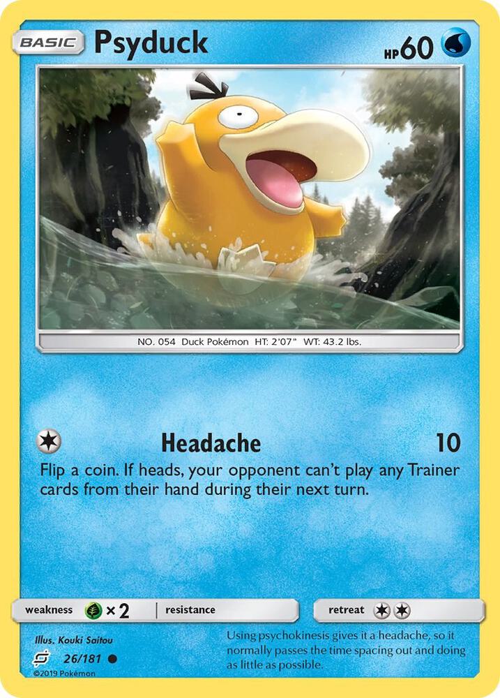 [Reverse Holo] TEU 26/181 Psyduck C