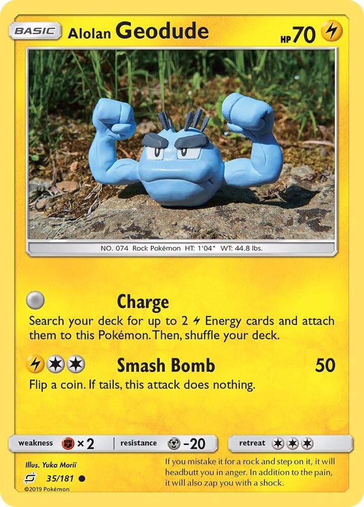 [Reverse Holo] TEU 35/181 Alolan Geodude C