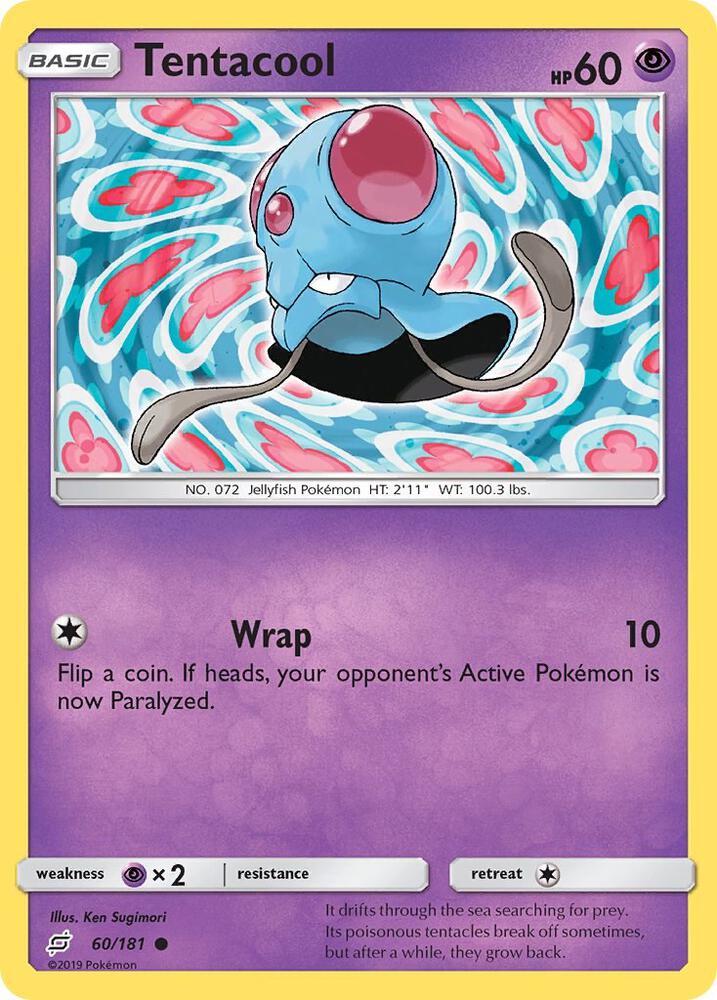 [Reverse Holo] TEU 60/181 Tentacool C