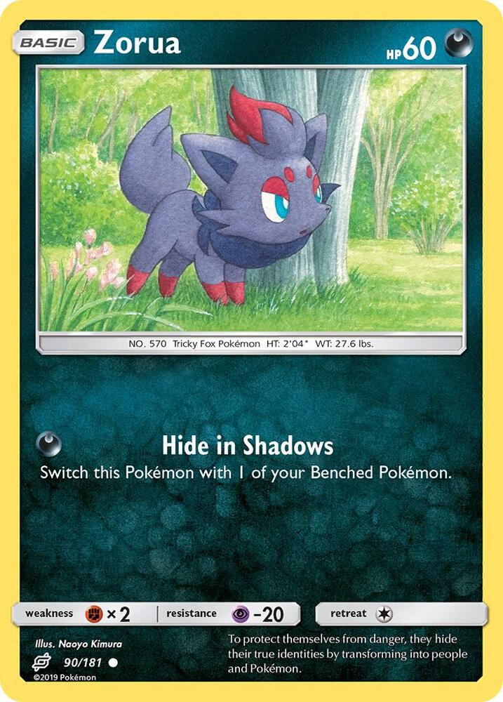 [Reverse Holo] TEU 90/181 Zorua C